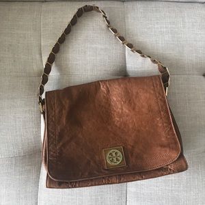 Tory Burch Shoulder Bag Cognac Leather